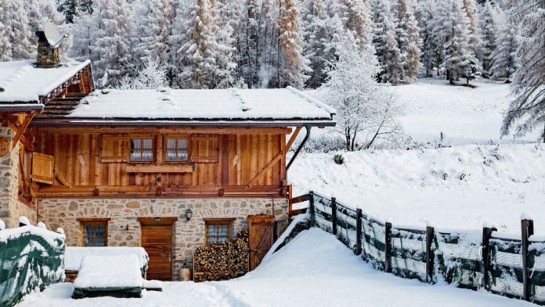 Weihnachtsfeier in Oberstdorf auf einer Almhütte